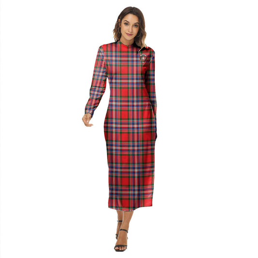 MacFarlane Modern Tartan Crest Women's Hip Dress