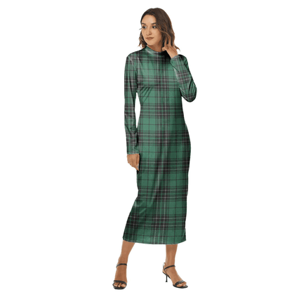 MacLean Hunting Ancient Tartan Plaid Women's Hip Dress