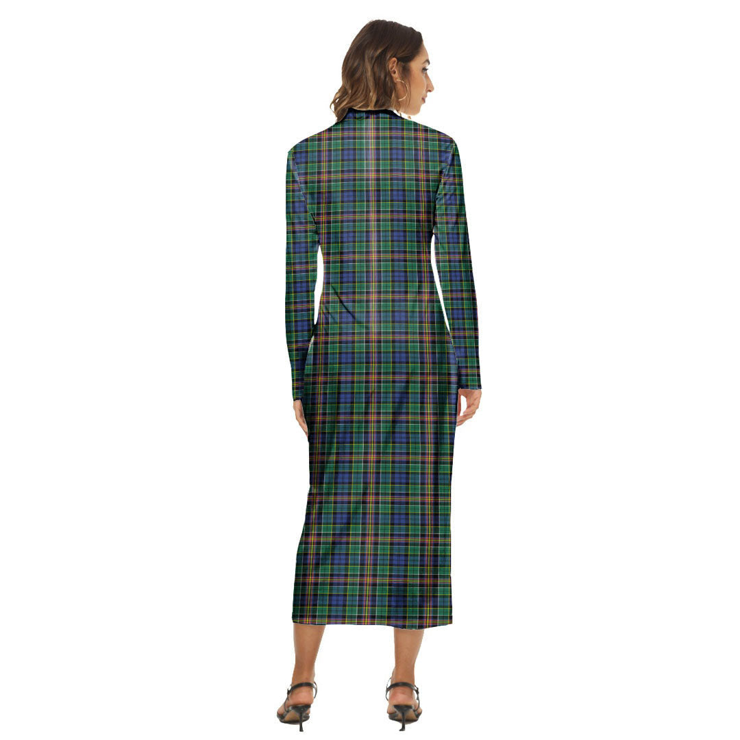 Allison Tartan Plaid Women's Hip Dress