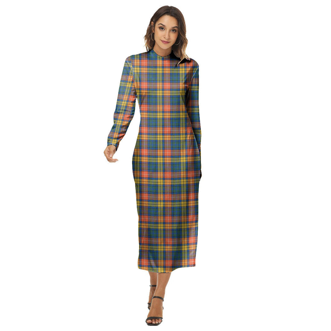 Buchanan Ancient Tartan Plaid Women's Hip Dress