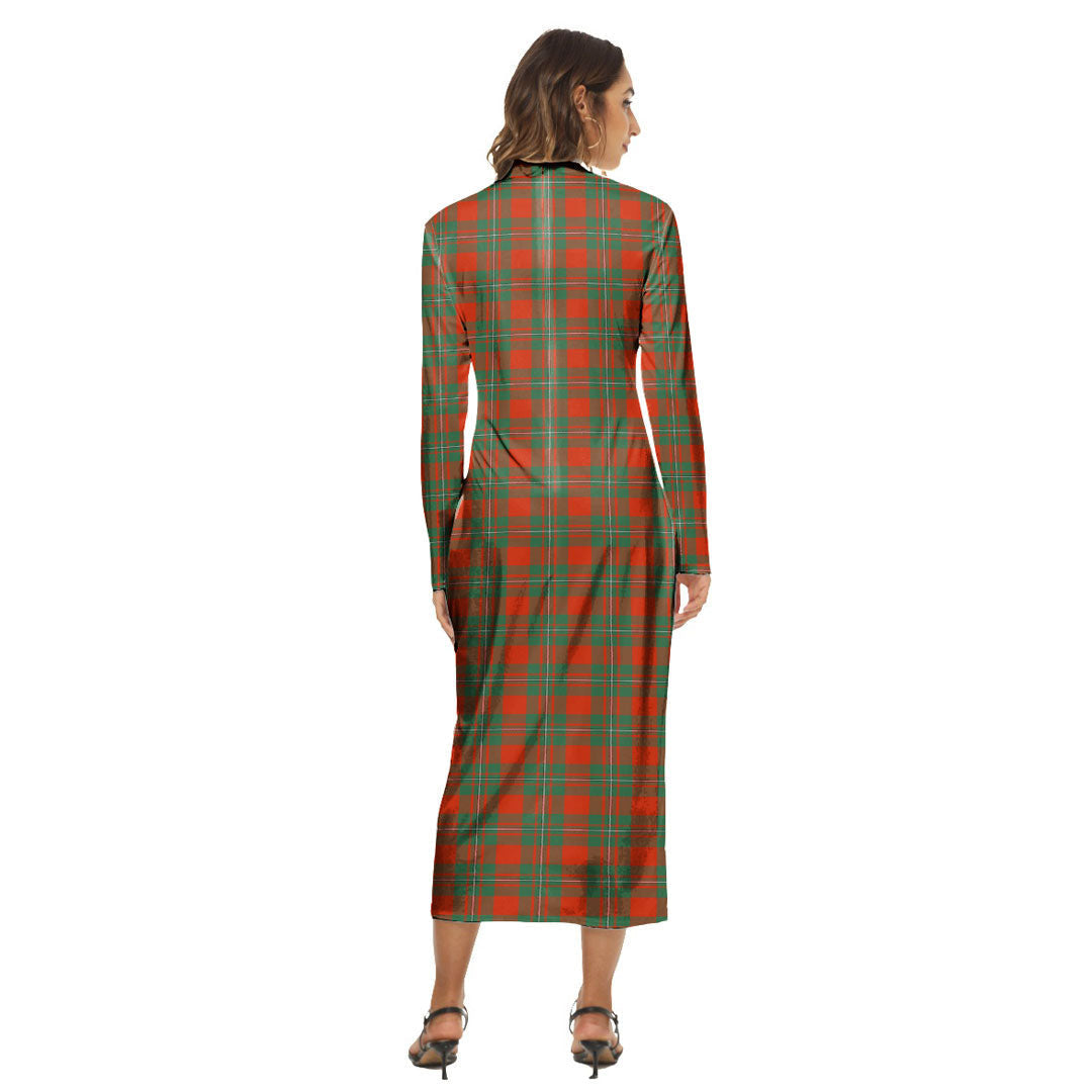 MacGregor Ancient Tartan Plaid Women's Hip Dress