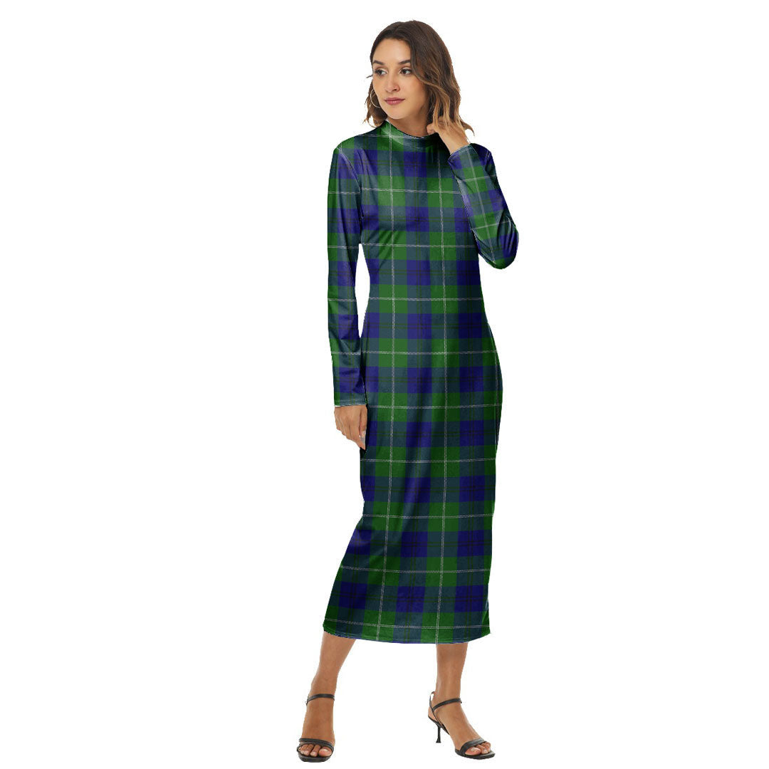 Oliphant Modern Tartan Plaid Women's Hip Dress