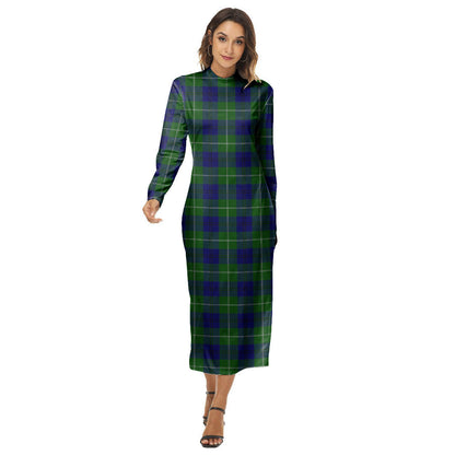 Oliphant Modern Tartan Plaid Women's Hip Dress