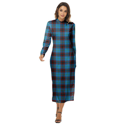 Home Ancient Tartan Plaid Women's Hip Dress