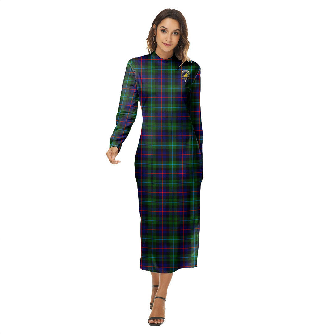 Campbell of Cawdor Modern Tartan Crest Women's Hip Dress