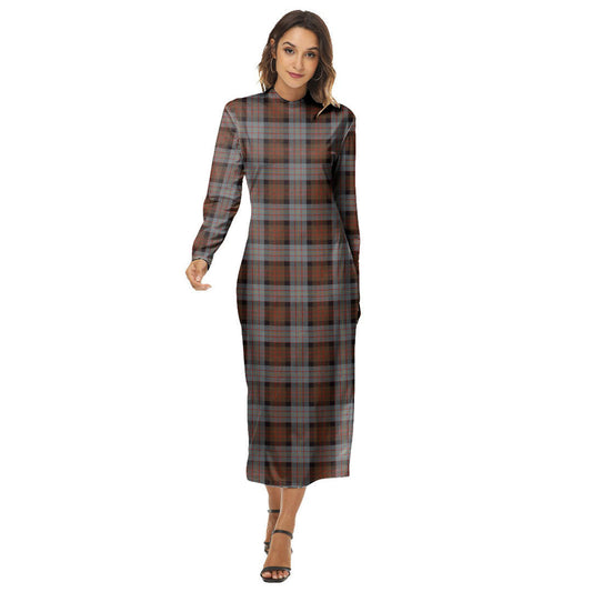 Cameron of Erracht Weathered Tartan Plaid Women's Hip Dress