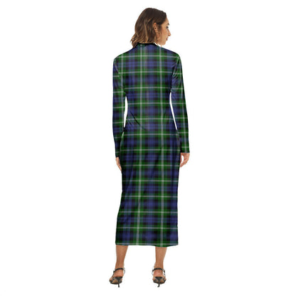 Baillie Modern Tartan Crest Women's Hip Dress