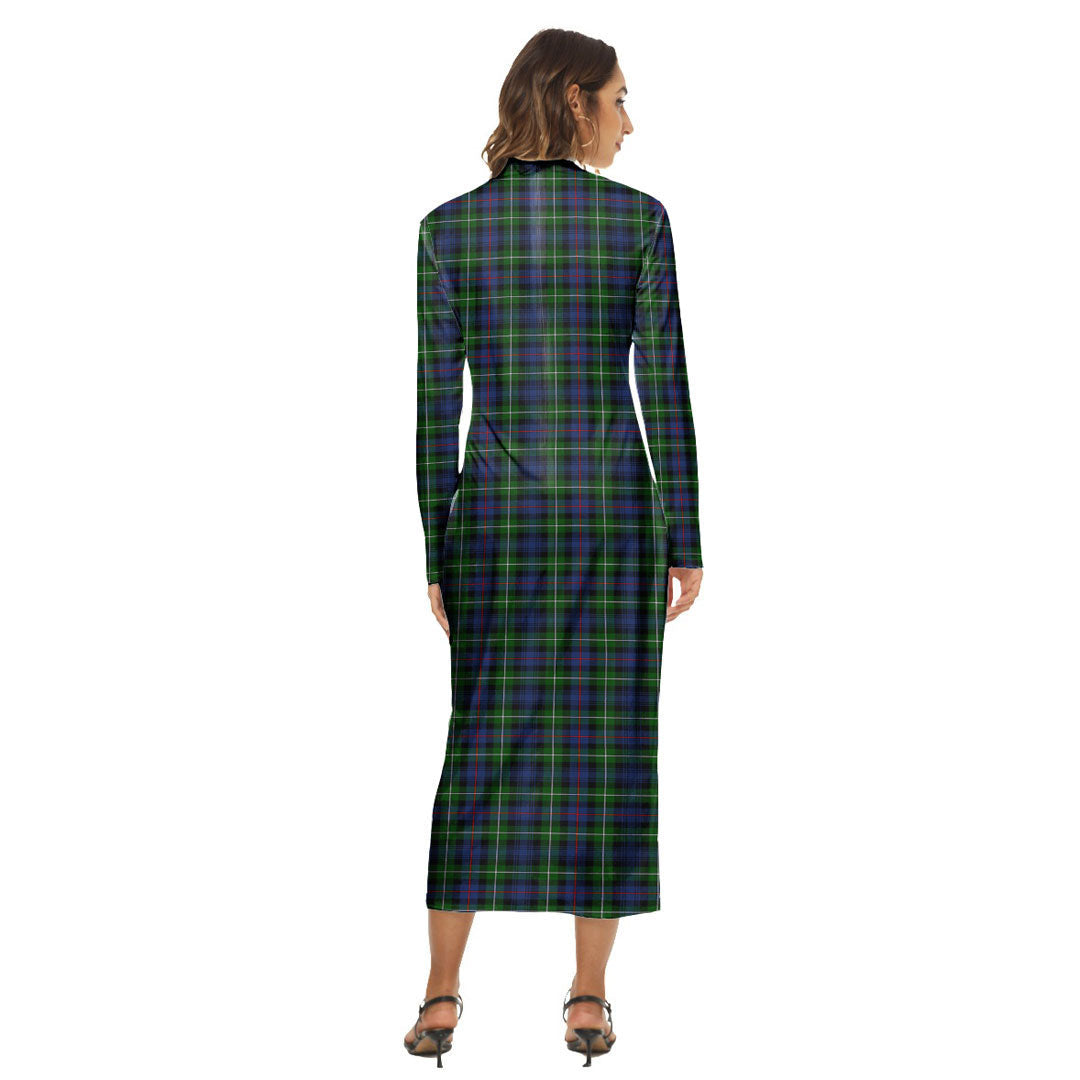 MacKenzie Modern Tartan Plaid Women's Hip Dress