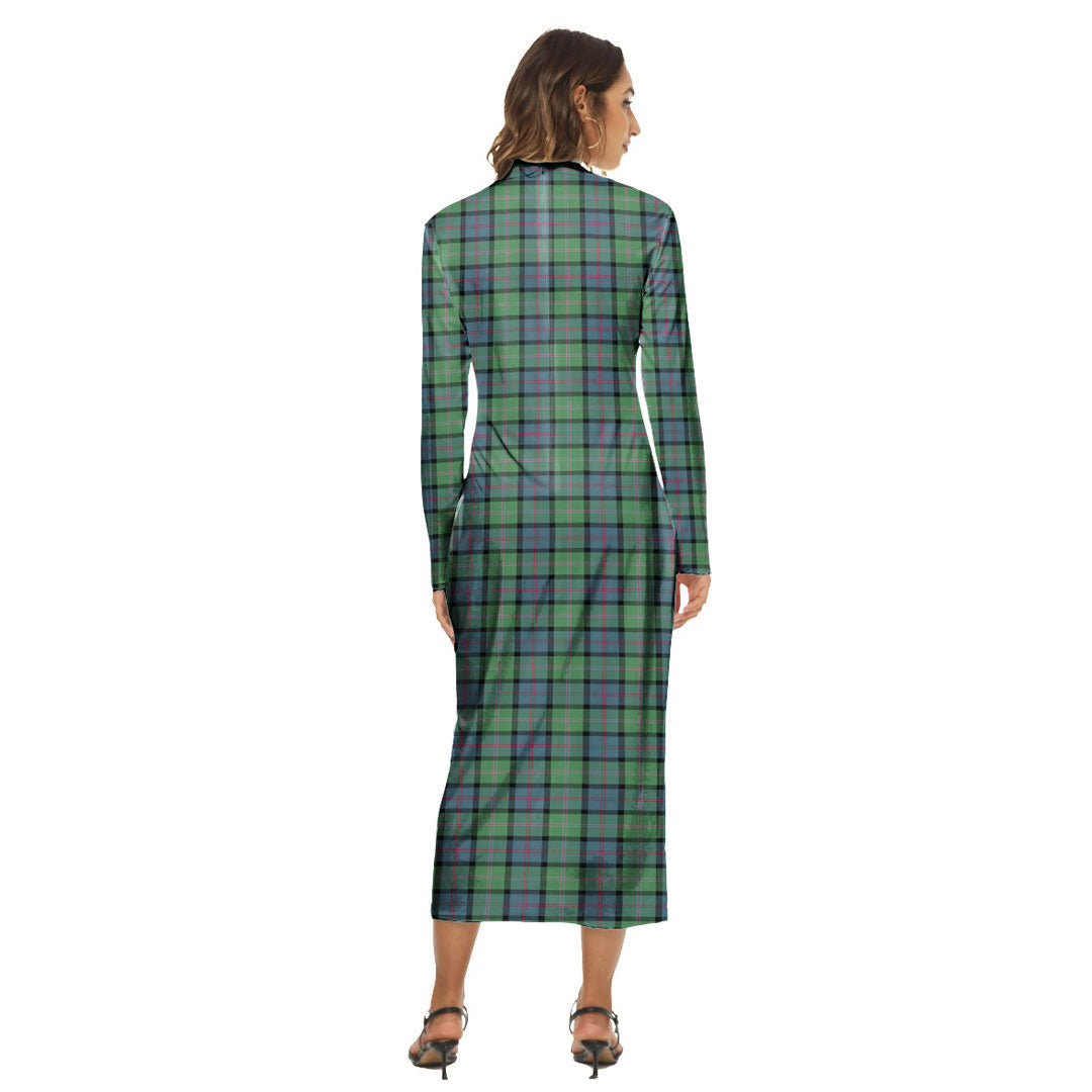 MacThomas Ancient Tartan Plaid Women's Hip Dress