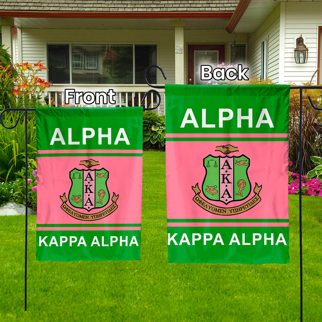 Alpha Kappa Alpha Crest Garden Flag T09