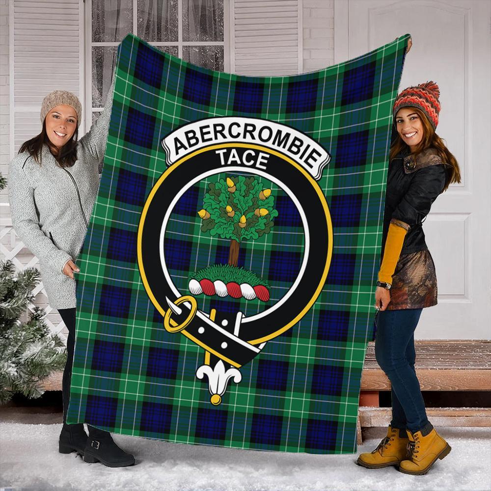 Abercrombie Tartan Crest Premium Blanket