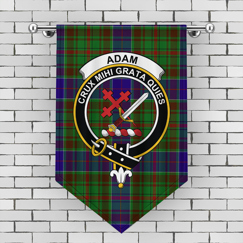 Adam Tartan Crest Gonfalon