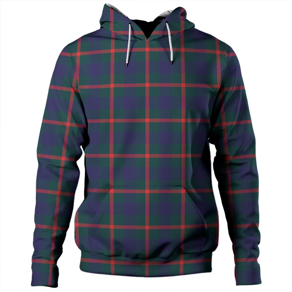 Agnew Modern Tartan Plaid Hoodie