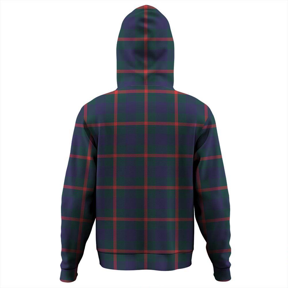 Agnew Modern Tartan Plaid Hoodie