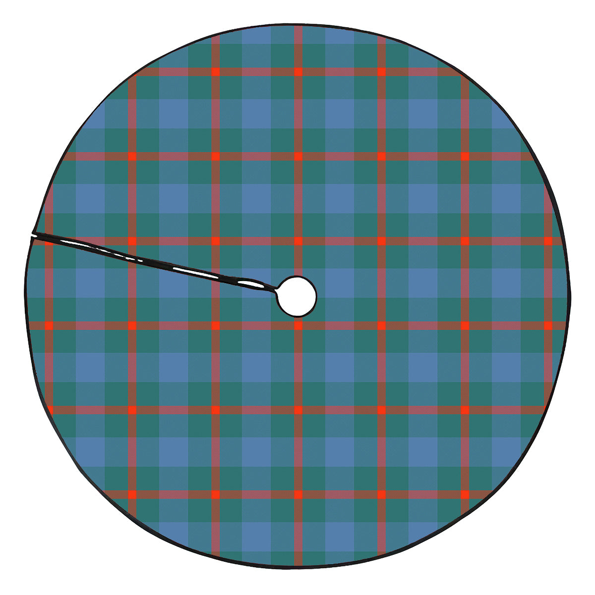Agnew Ancient Tartan Plaid Christmas Tree Skirt