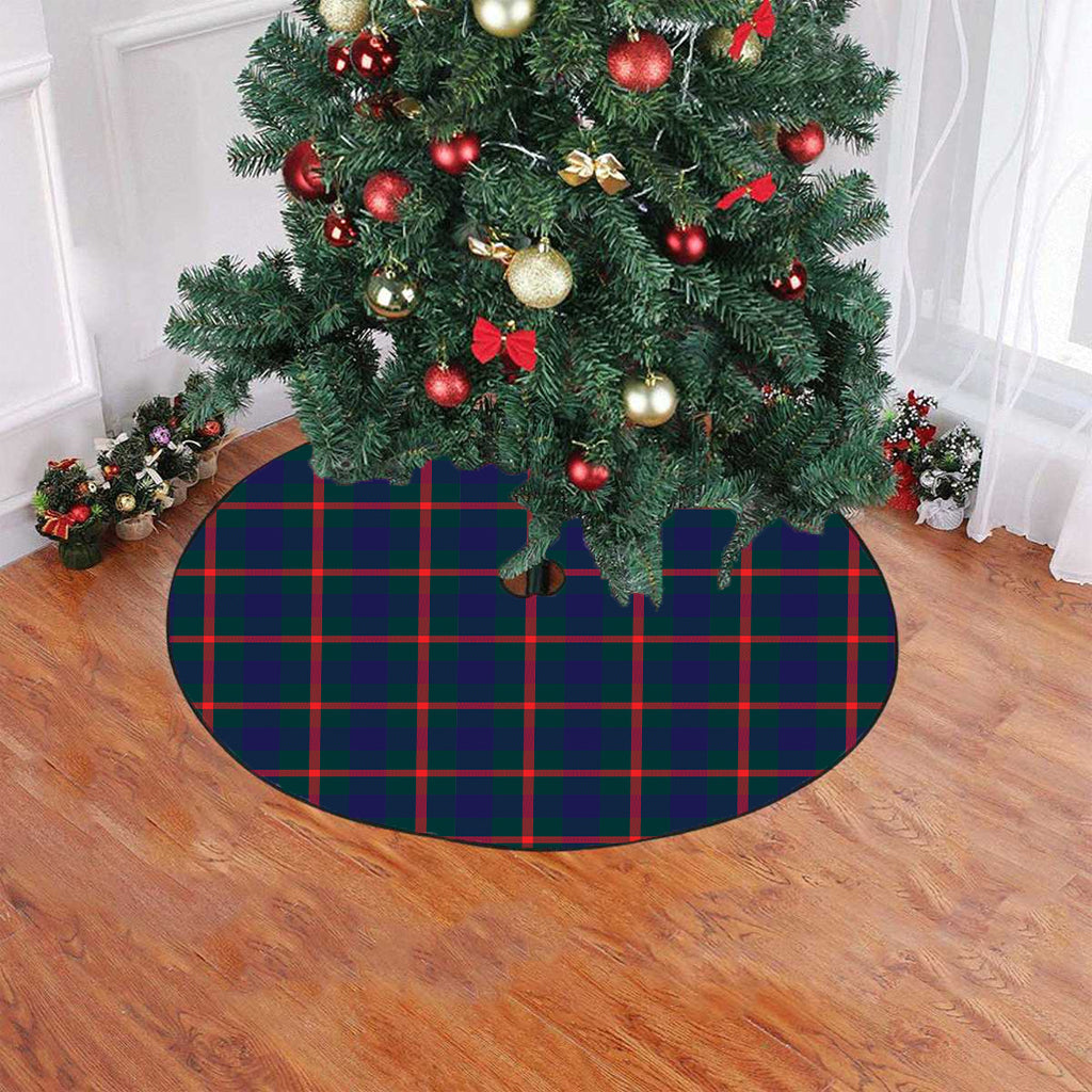 Agnew Modern Tartan Plaid Christmas Tree Skirt