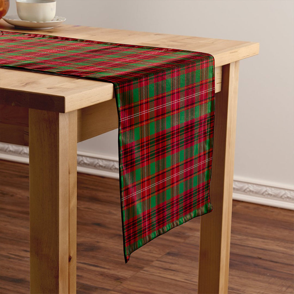 Ainslie Weathered Tartan Crest Table Runner