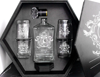 Ainslie Tartan Clan Decanter Set