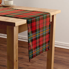 Aitken Weathered Tartan Crest Table Runner