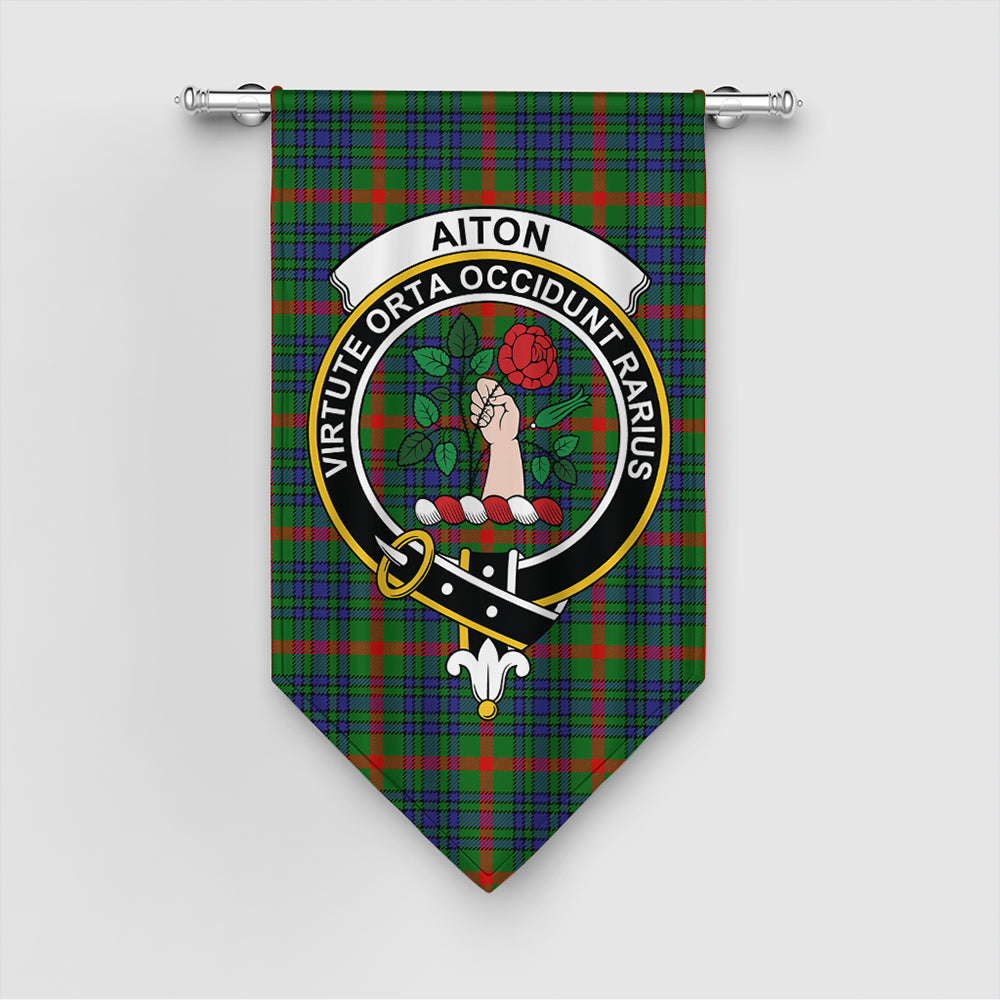 Aiton Tartan Crest Gonfalon