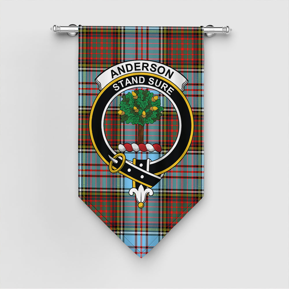 Anderson Ancient Tartan Crest Gonfalon