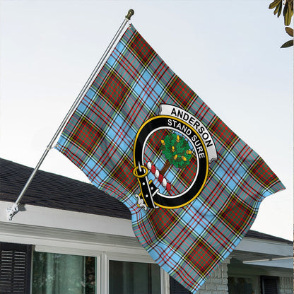 Anderson Ancient Tartan Classic Crest House Flag