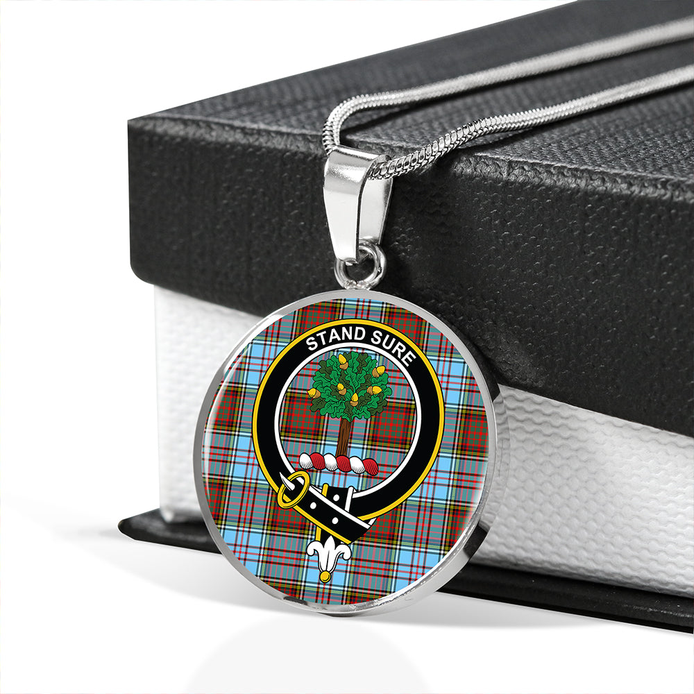 Anderson Ancient Tartan Crest Circle Necklace
