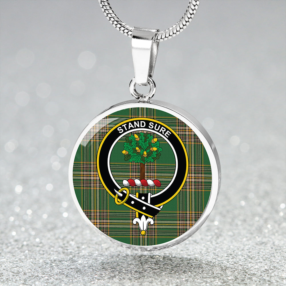 Anderson Green Ancient Tartan Crest Circle Necklace
