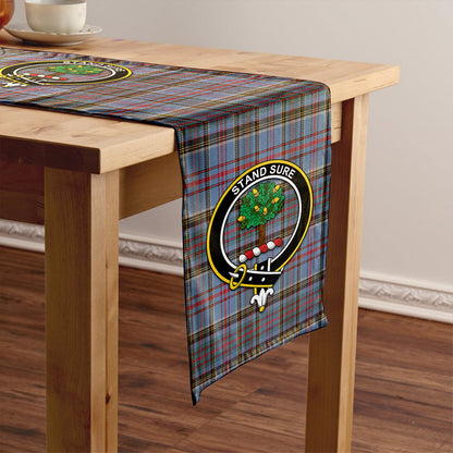 Anderson Old Weathered Tartan Crest Table Runner