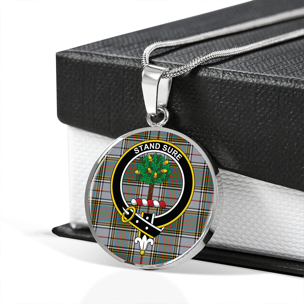 Anderson Ross Ancient Tartan Crest Circle Necklace