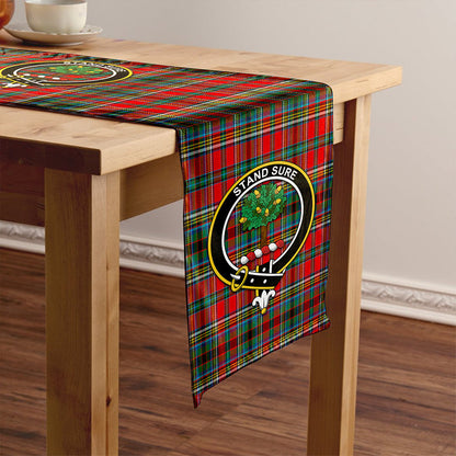 Anderson of Ardbrake Weathered Tartan Crest Table Runner