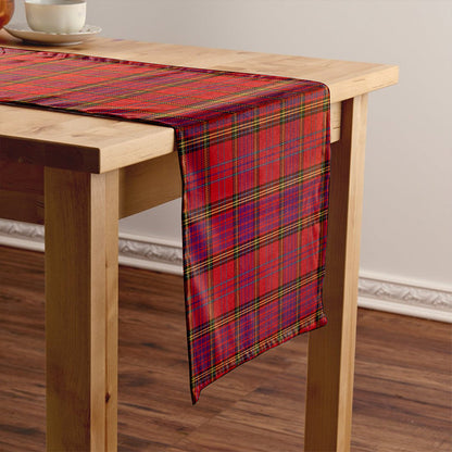 Anderson of Kinneddar Red Weathered Tartan Crest Table Runner