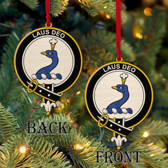 Arbuthnot Tartan Crest Wood Acrylic Ornament