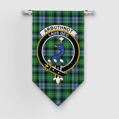 Arbuthnot Ancient Tartan Crest Gonfalon