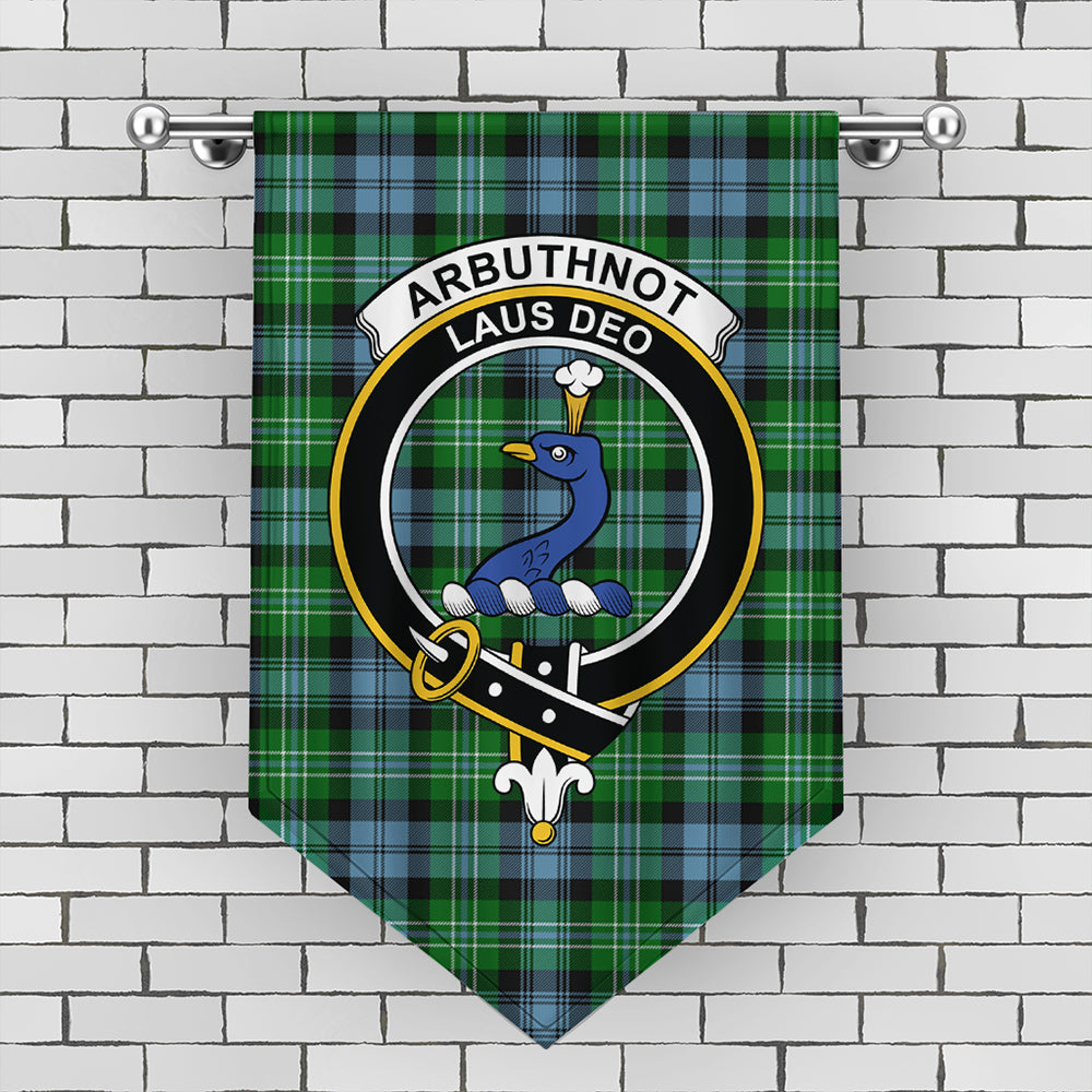 Arbuthnot Ancient Tartan Crest Gonfalon
