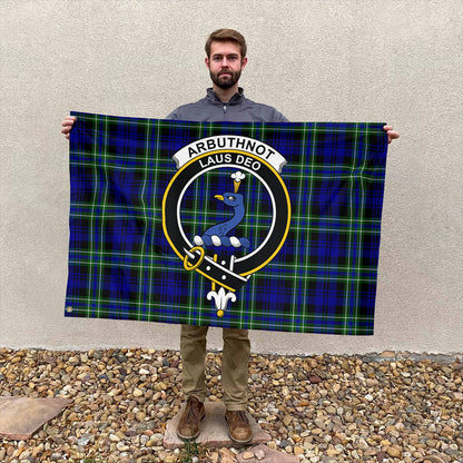 Arbuthnot Modern Tartan Classic Crest House Flag