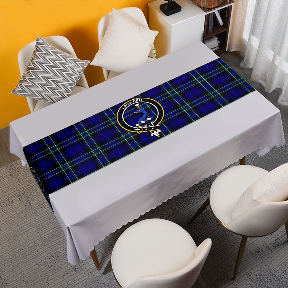 Arbuthnot Modern Tartan Crest Table Runner