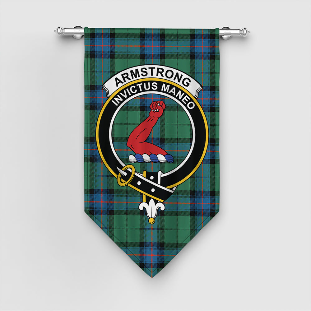 Armstrong Ancient Tartan Crest Gonfalon