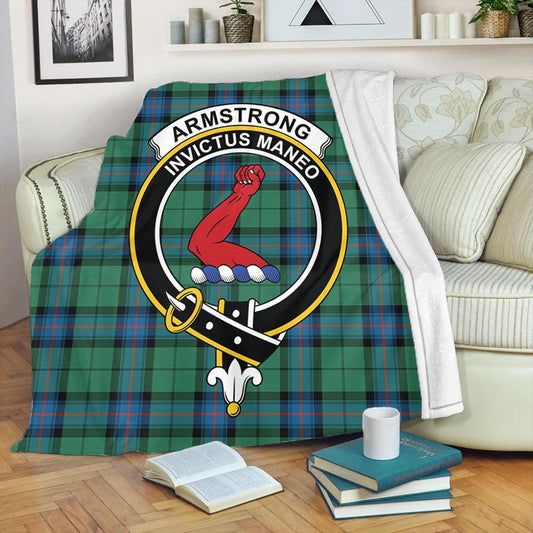 Armstrong Ancient Tartan Crest Premium Blanket