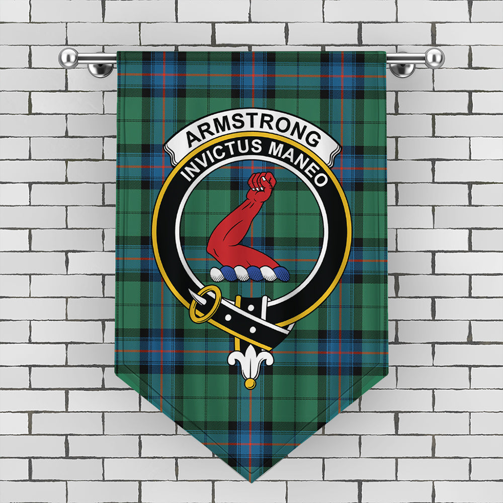 Armstrong Ancient Tartan Crest Gonfalon