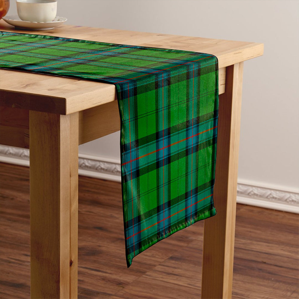 Armstrong Ancient Tartan Crest Table Runner