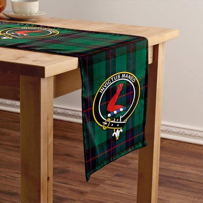 Armstrong Modern Tartan Crest Table Runner