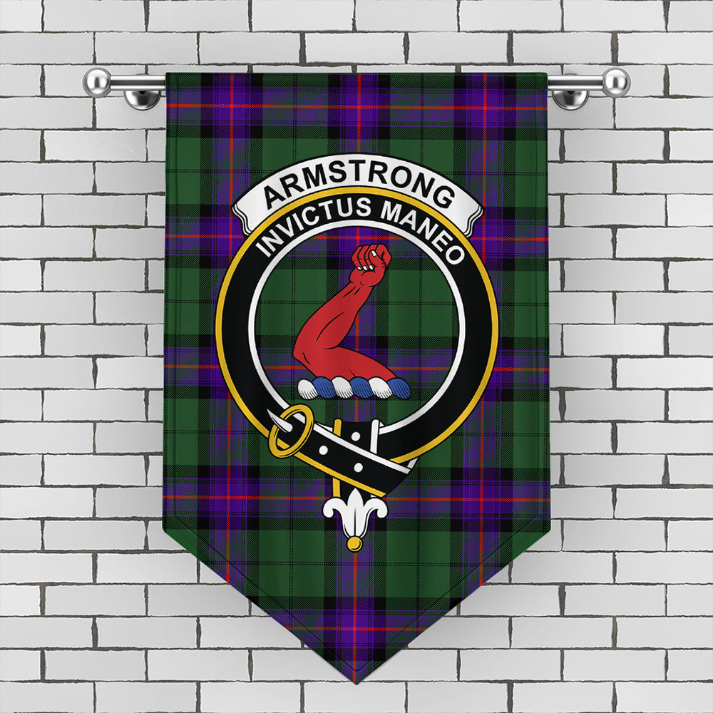 Armstrong Modern Tartan Crest Gonfalon