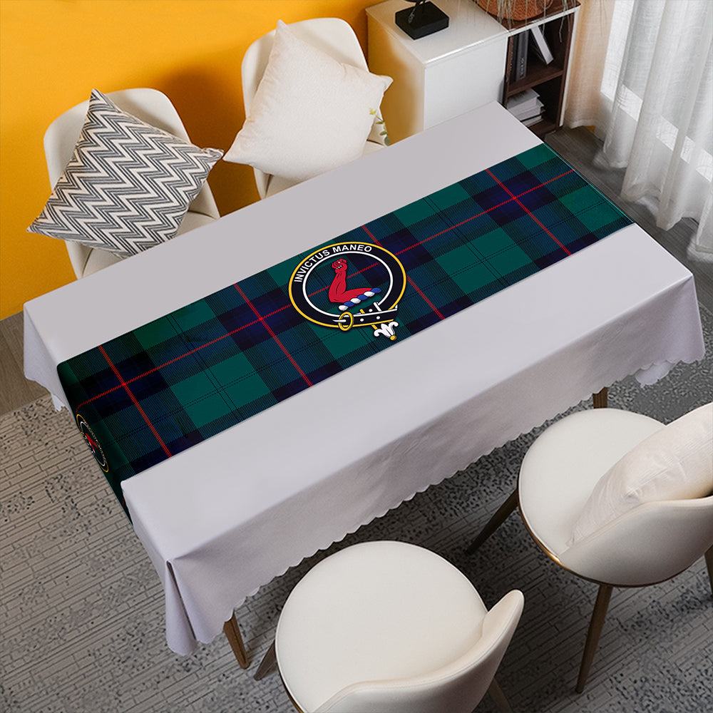 Armstrong Modern Tartan Crest Table Runner