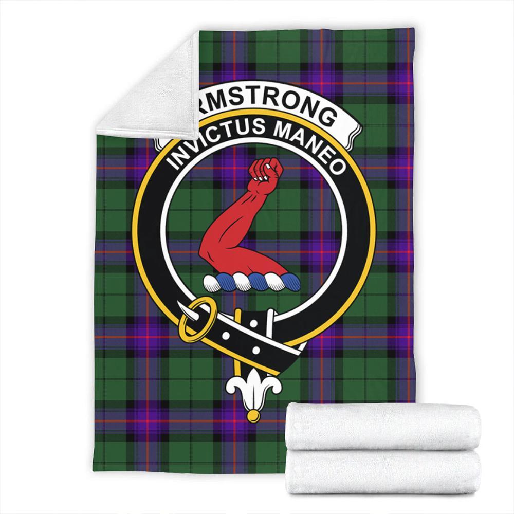 Armstrong Modern Tartan Crest Premium Blanket