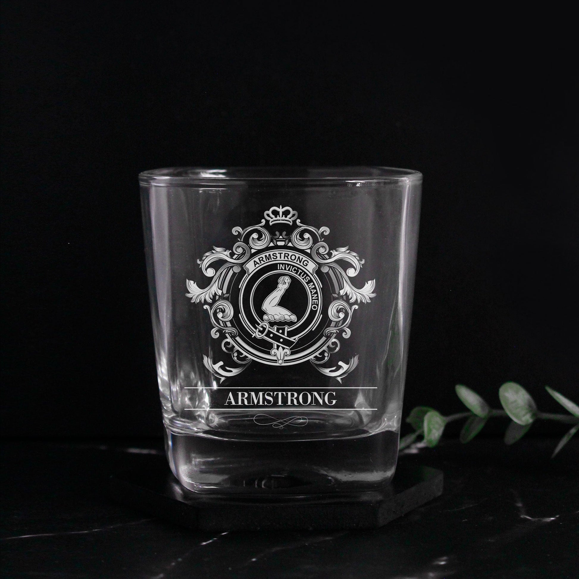 Armstrong Tartan Clan Decanter Set