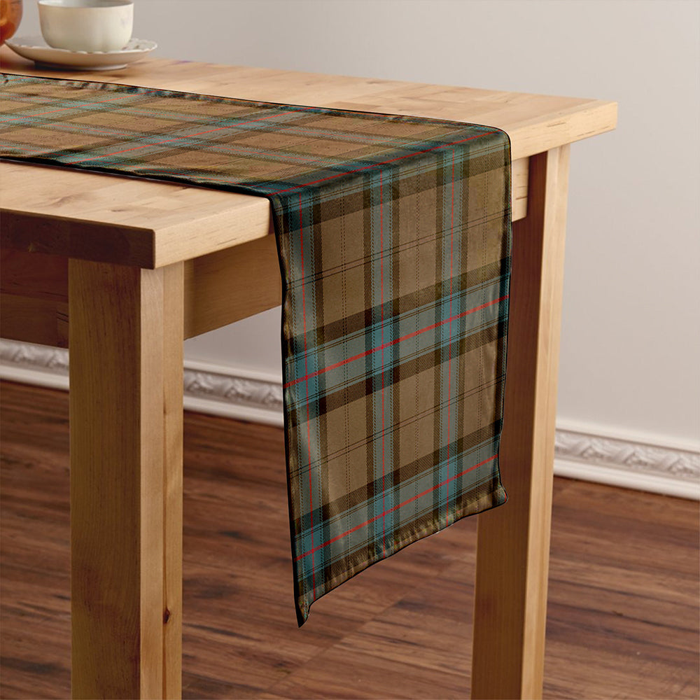 Armstrong Weathered Tartan Crest Table Runner