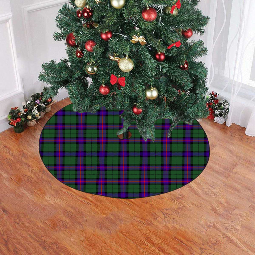 Armstrong Modern Tartan Plaid Christmas Tree Skirt