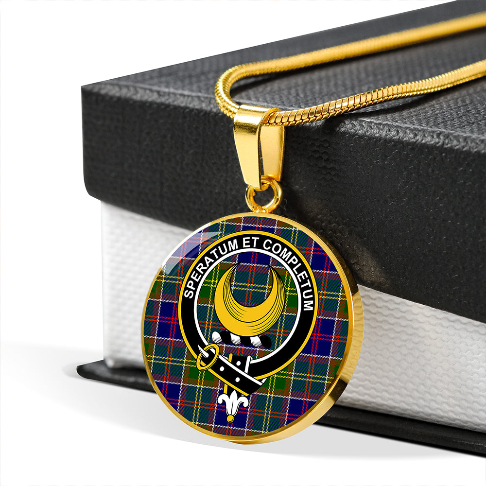 Arnott Tartan Crest Circle Necklace