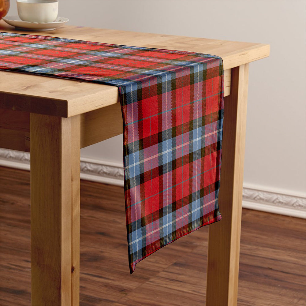 Baillie of Polkemmet Red Tartan Crest Table Runner